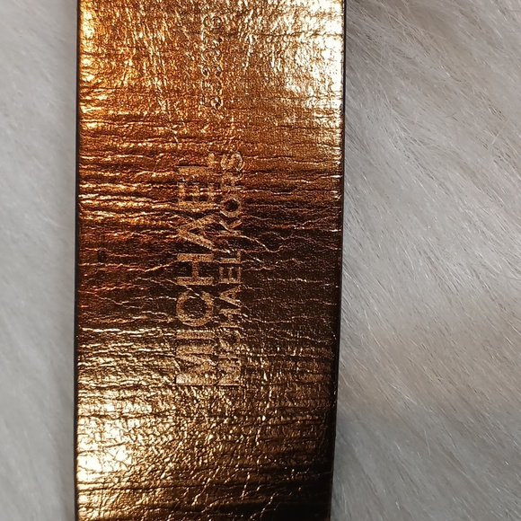 Michael Kors MK Women's Brown Belt Sz Medium - Picture 3 of 8